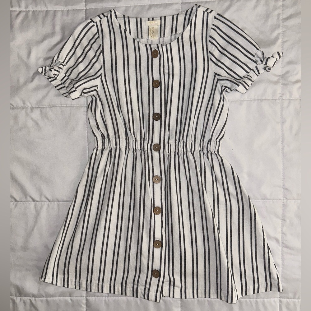 Black/White Striped Dress